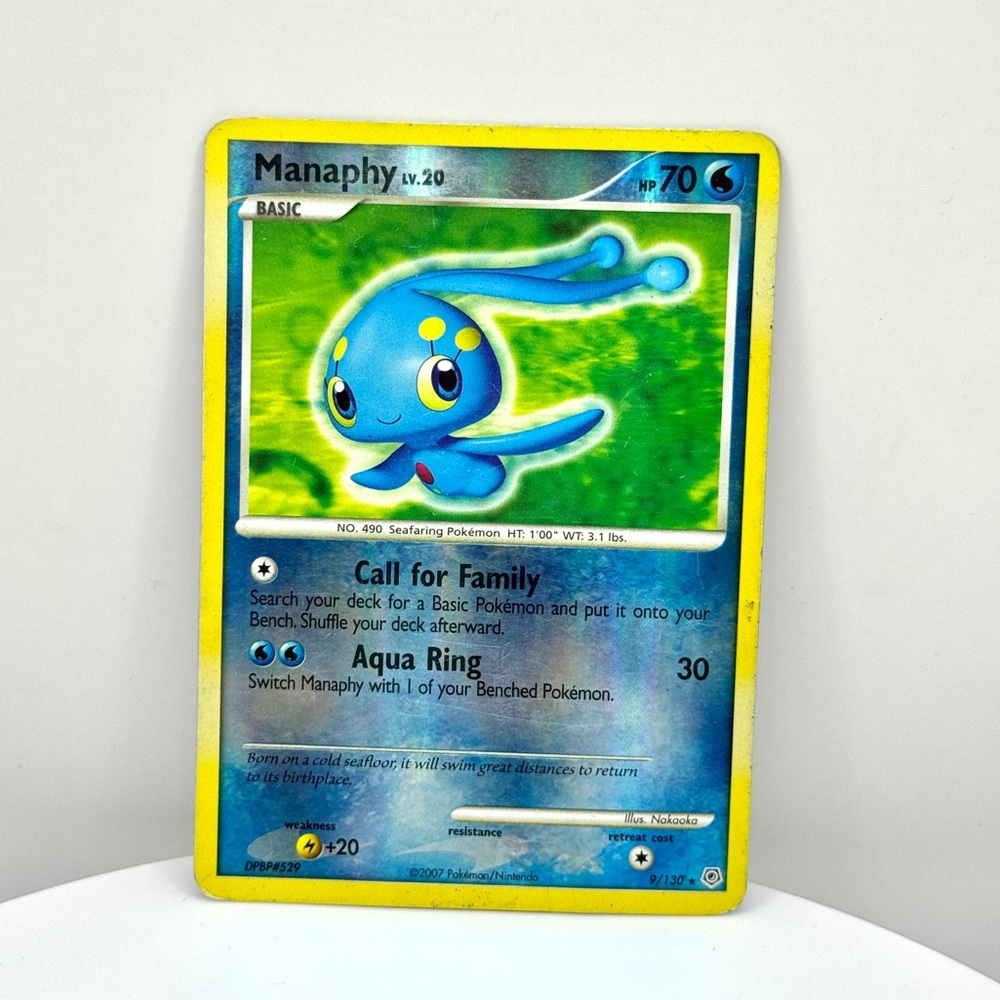 Pokemon ~ Manaphy Card
